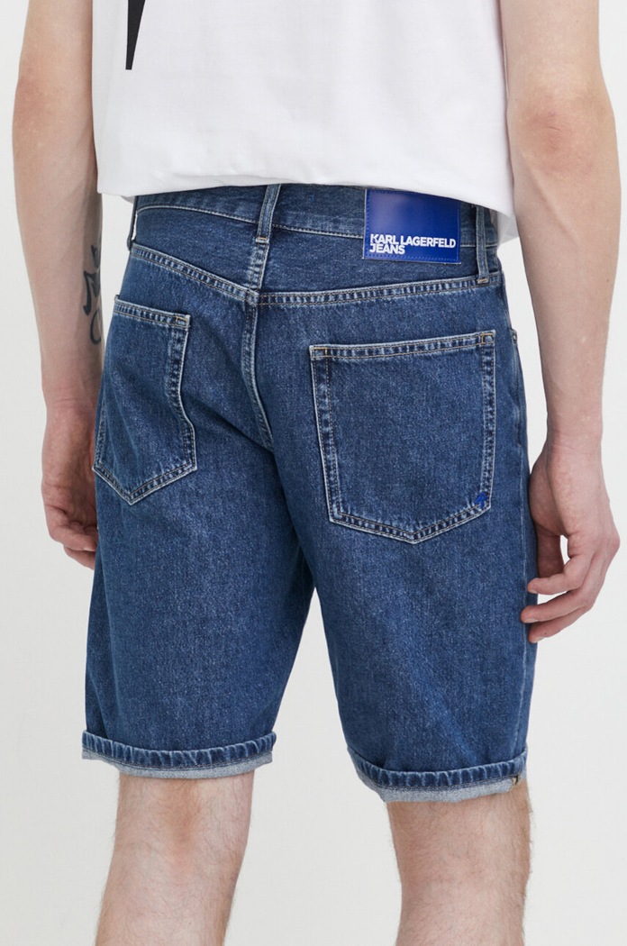 Oblačila Jeans kratke hlače Karl Lagerfeld Jeans 241D1125 mornarsko modra