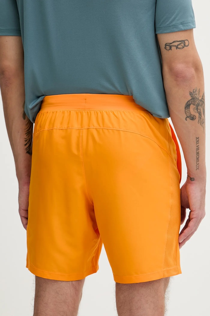 Odzież Under Armour szorty do biegania Launch 1382620 pomarańczowy