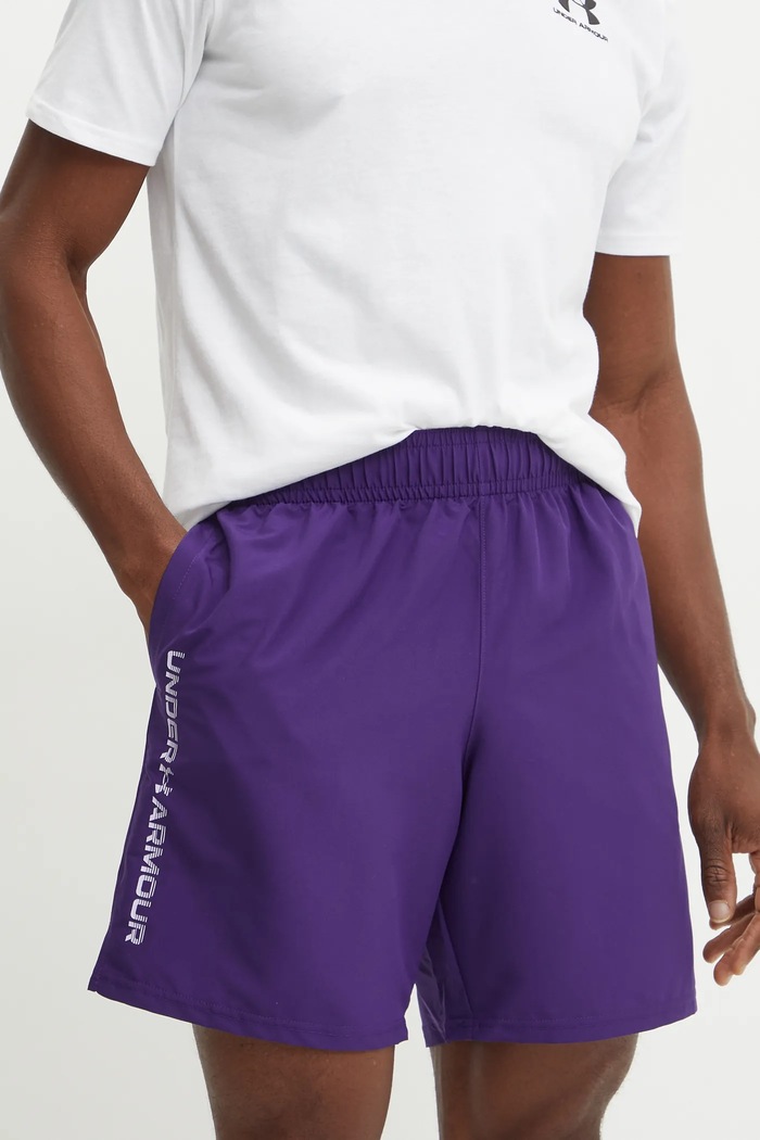 Under Armour športové šortky pánske Vanish Woven látka fialová 1383356