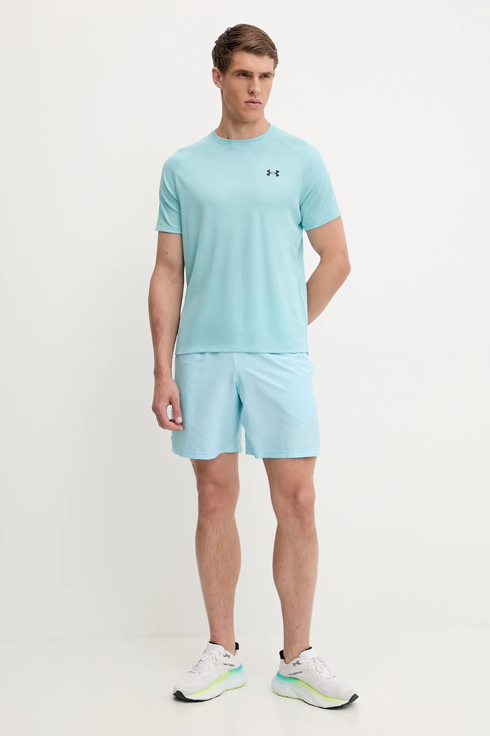Under Armour pantaloni scurți sport bărbați Vanish Woven 1383356 albastru SS26