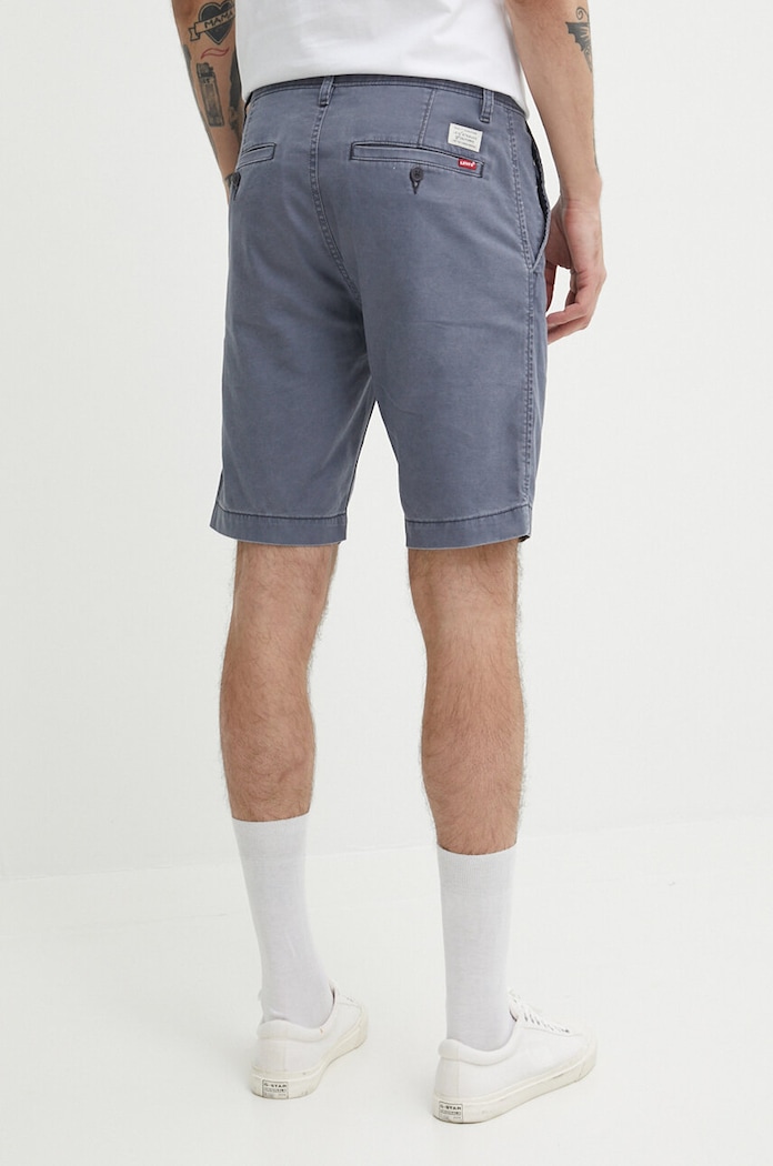 Odzież Levi's szorty chino męskie z lnem 17202 granatowy