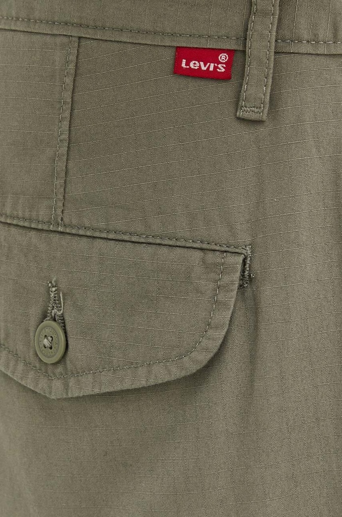 Levi's szorty bawełniane zielony 23251