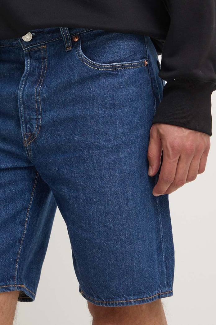 Levi's šortky pánske rifľové modrá 36512