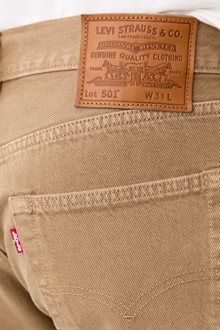 Levi's σορτς Ανδρικά ντένιμ καφέ 36512