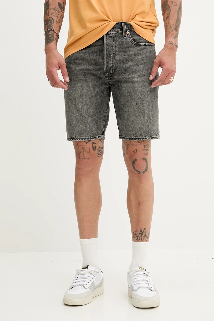 Levi's pantaloni scurți pentru bărbați din denim gri 36512