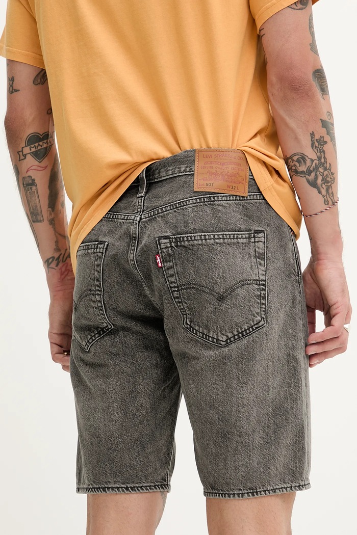 Îmbrăcăminte Levi's pantaloni scurți pentru bărbați din denim 36512 gri