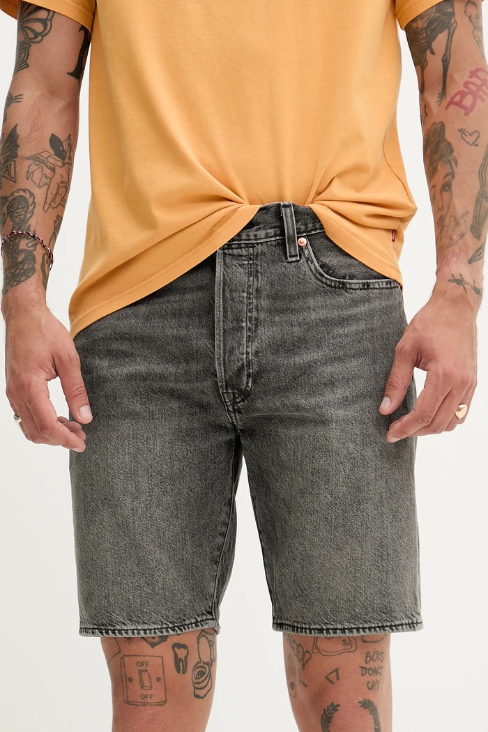 Levi's pantaloni scurți pentru bărbați din denim gri 36512
