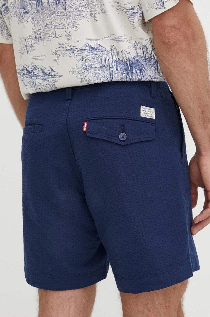 Ruházat Levi's pamut rövidnadrág A4661 sötétkék