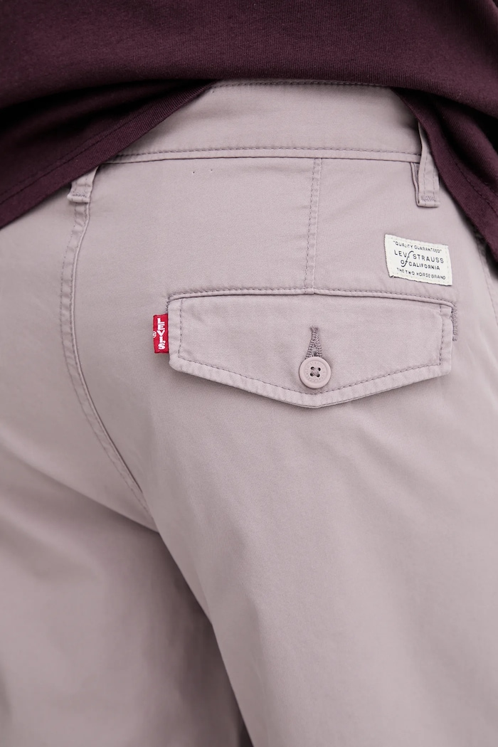Levi's pantaloni scurti din bumbac violet A4661