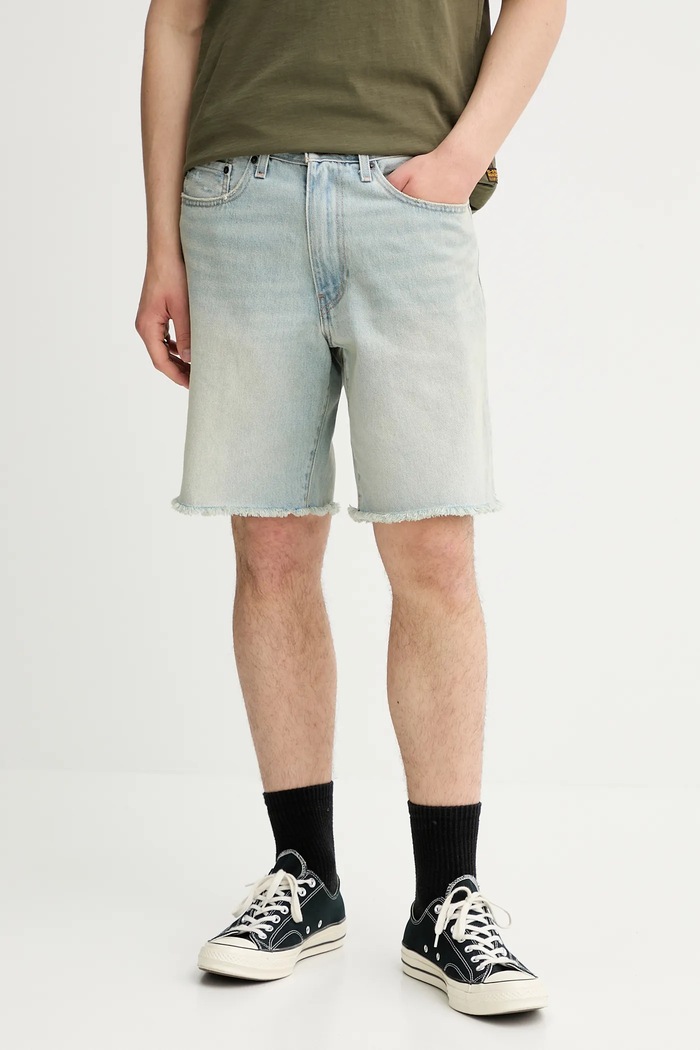 Levi's σορτς Ανδρικά ντένιμ βαμβάκι μπλε A8461