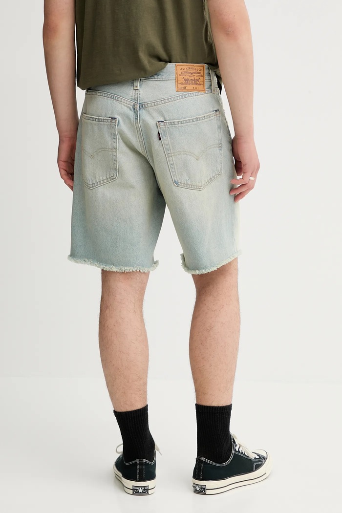 Ρούχα Levi's σορτς Ανδρικά ντένιμ A8461 μπλε