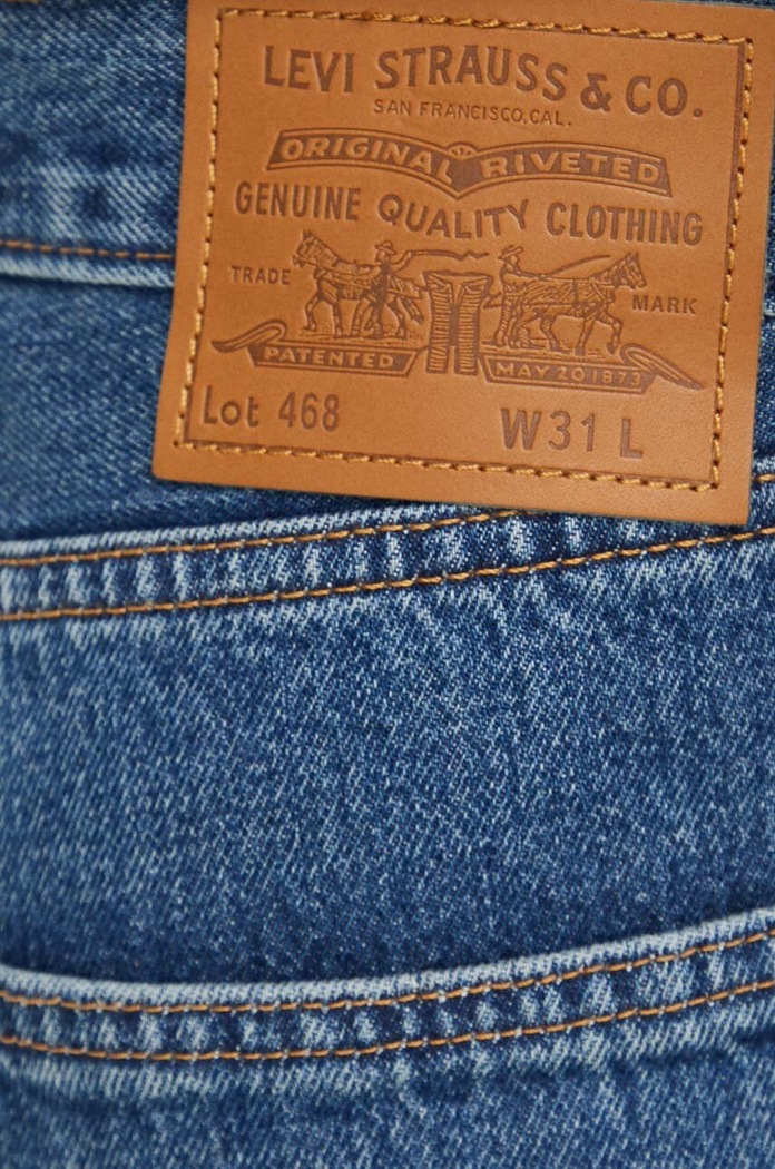 Levi's σορτς Ανδρικά ντένιμ μπλε A8461