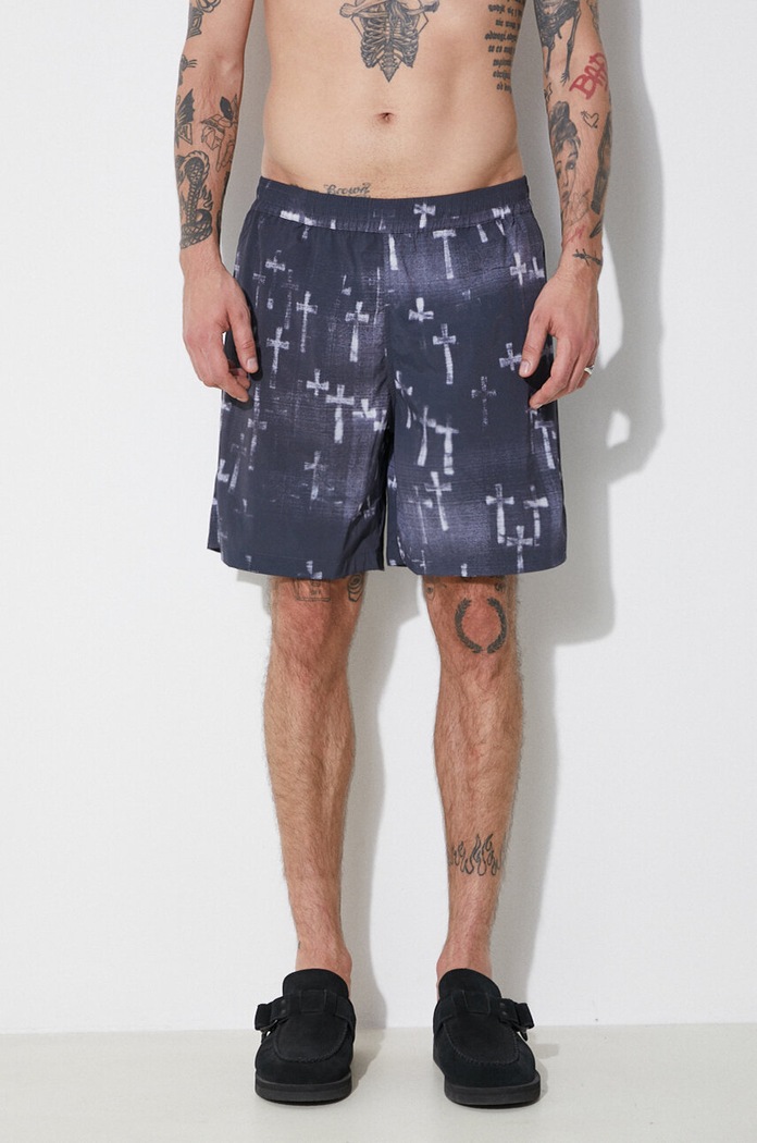 Μαγιό Aries Graveyard Board Short μαύρο SUAR30100