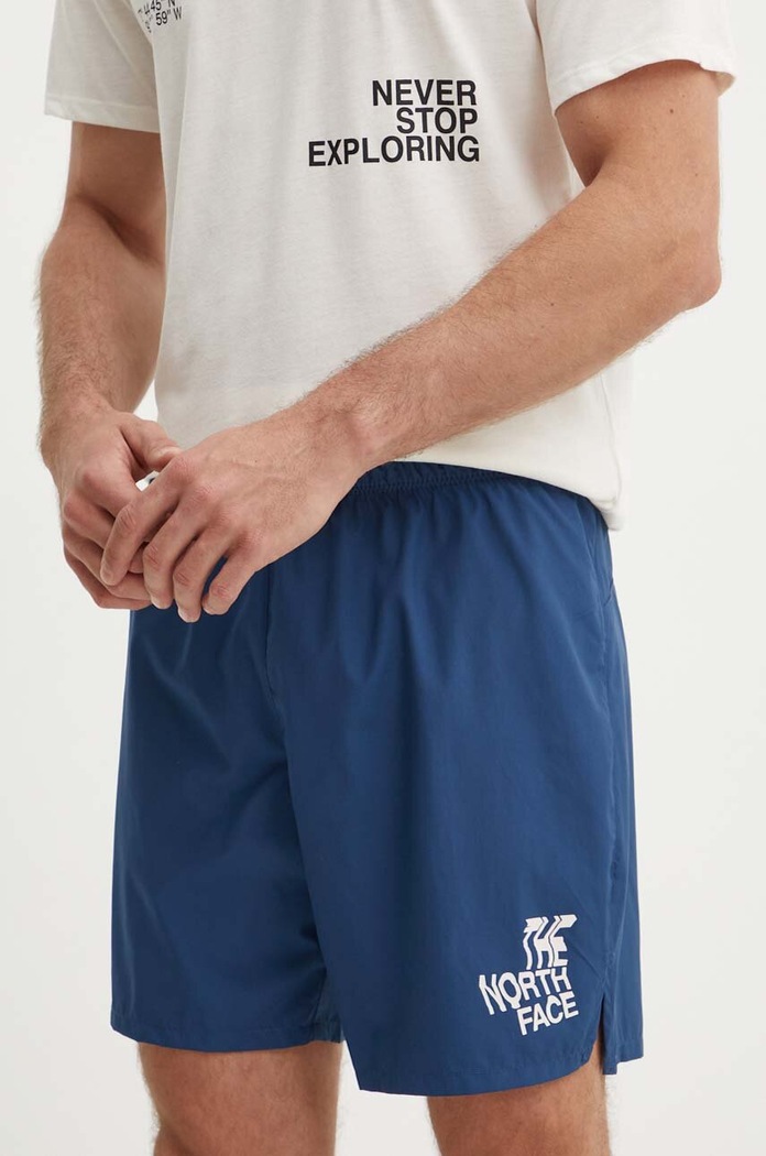The North Face sport rövidnadrág Limitless sima kék NF0A7ZU4SOO1