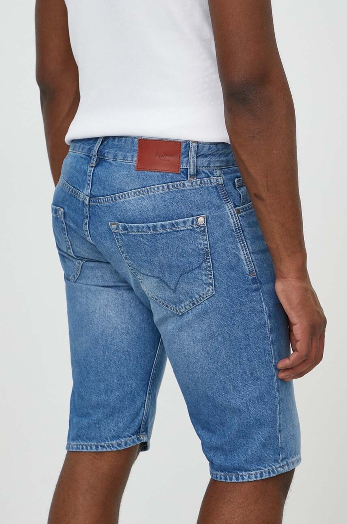 Ρούχα Τζιν σορτς Pepe Jeans RELAXED SHORT PM801079MN9 μπλε