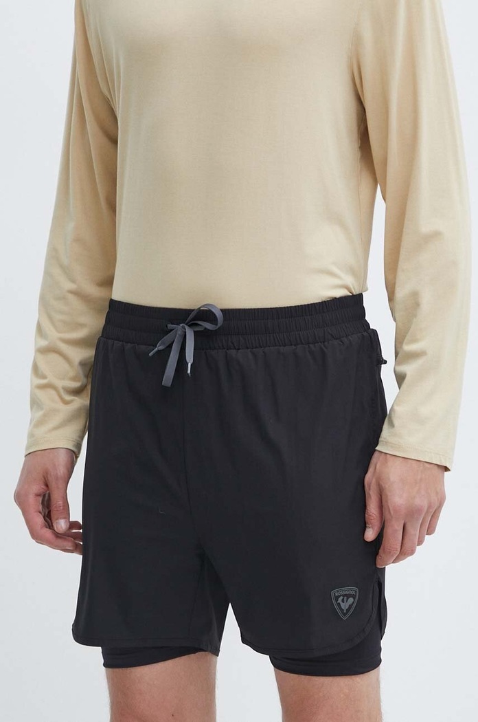 Rossignol pantaloni scurți outdoor Active panza negru RLMMP47