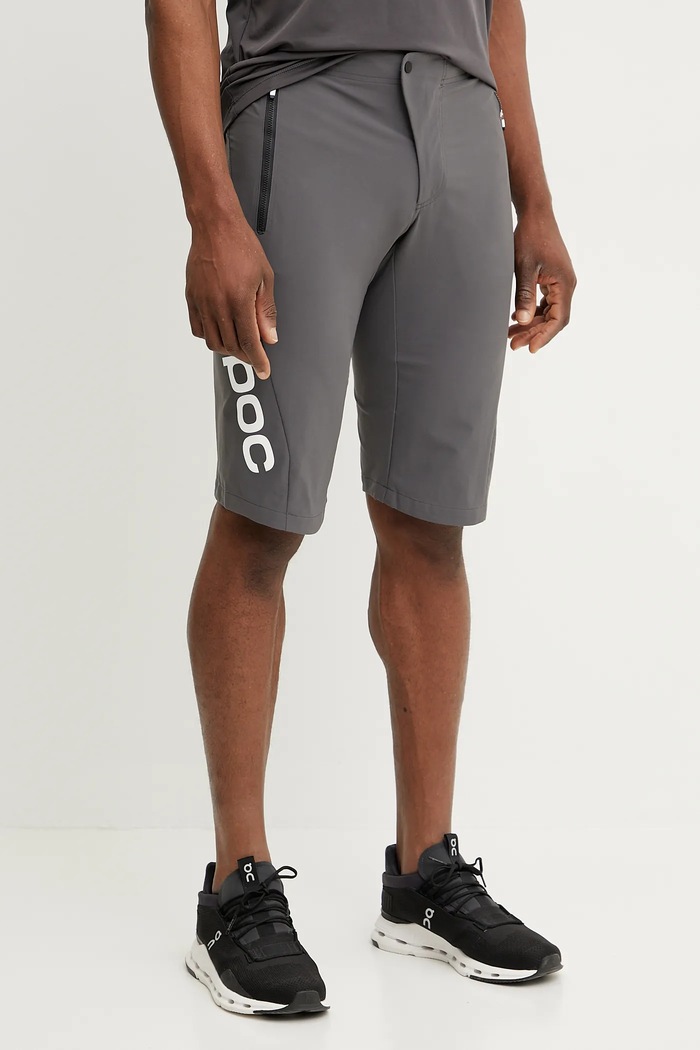 Biciklističke kratke hlače POC Essential Enduro print siva 52835.