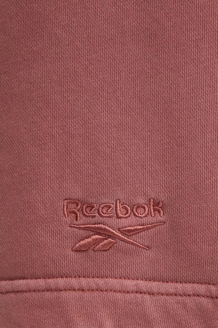 Reebok pantaloni scurti burgundia 100076347