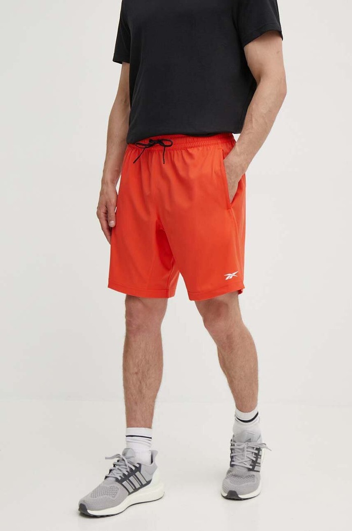 Reebok pantaloni scurți de antrenament Workout Ready panza rosu 100076412