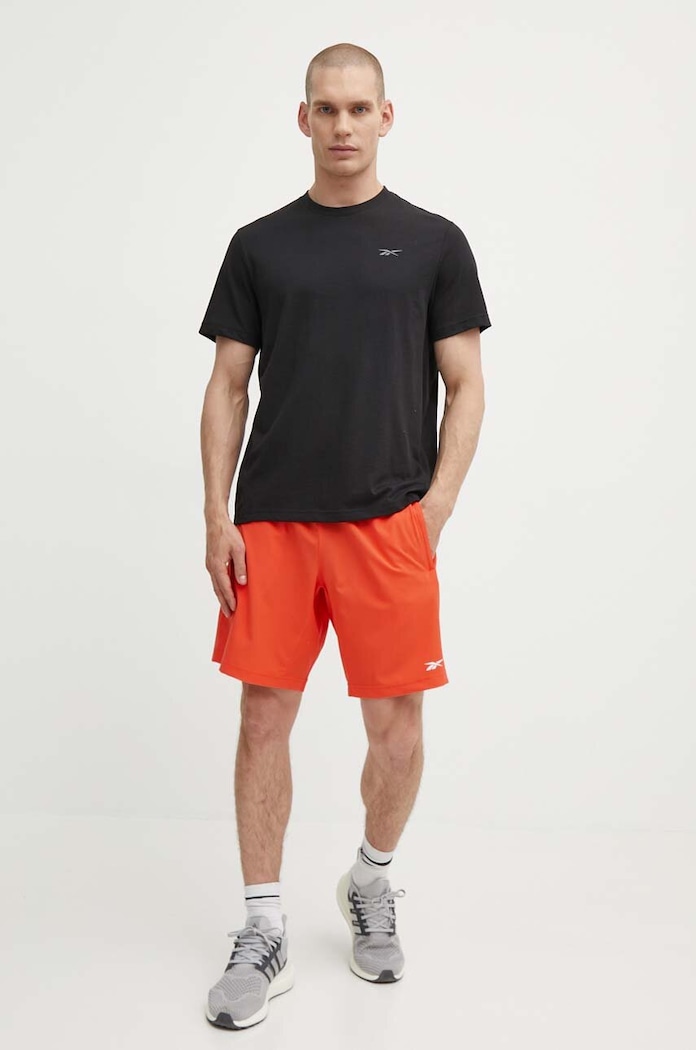 Reebok pantaloni scurți de antrenament Workout Ready 100076412 rosu SS24