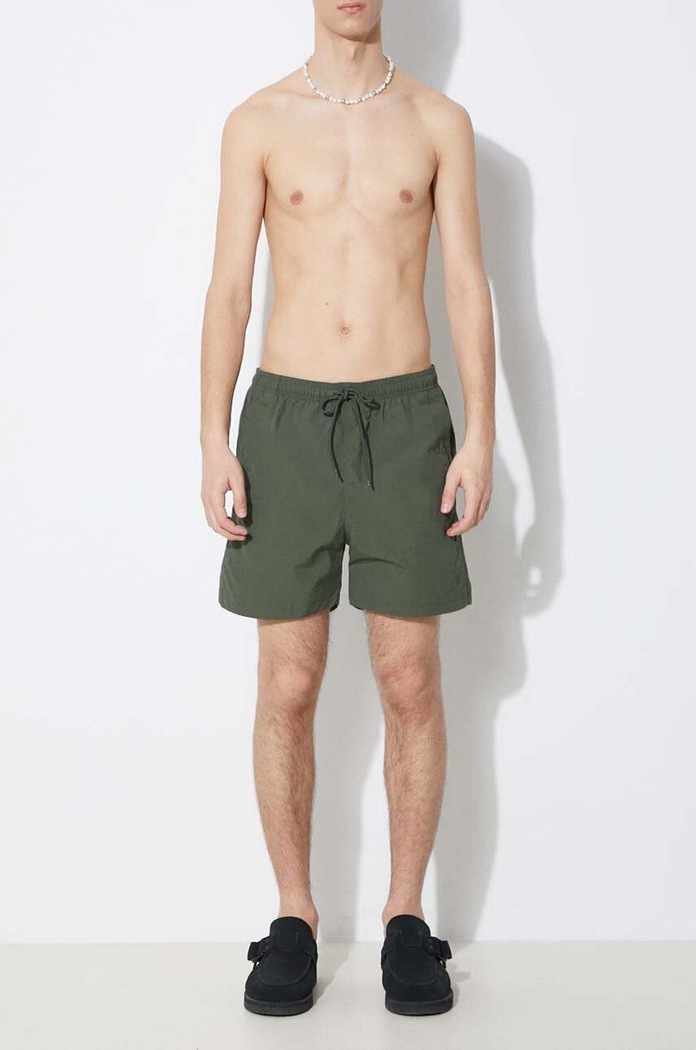 Norse Projects szorty kąpielowe Hauge Recycled Nylon Planet friendly zielony N35.0606.8022
