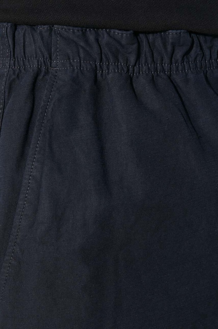 Norse Projects linen blend shorts Ezra Relaxed Cotton N35.0614.7004 navy