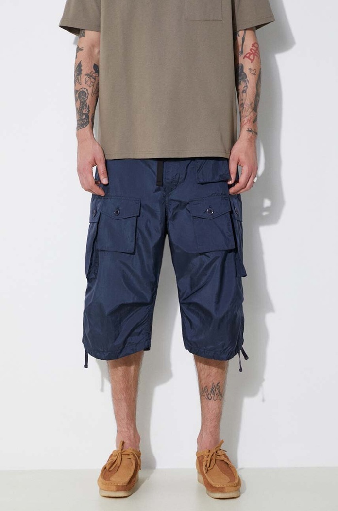 Шорти Engineered Garments FA тканина темно-синій OR276.DZ028