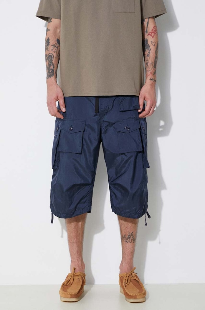Шорти Engineered Garments FA тканина темно-синій OR276.DZ028