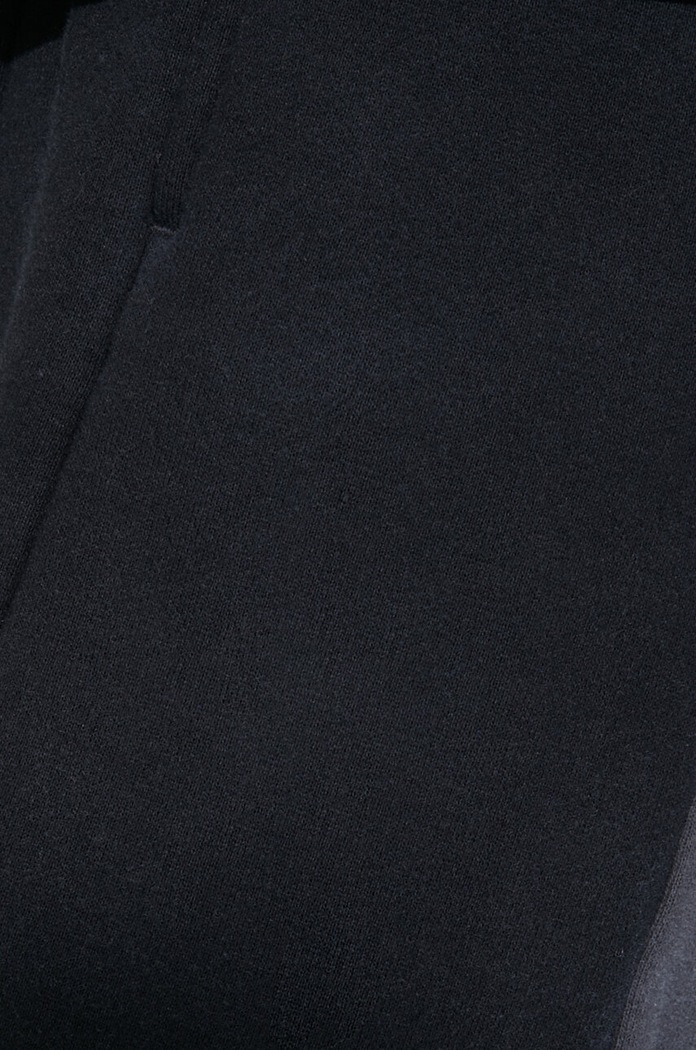 Maison MIHARA YASUHIRO cotton shorts Vertical Switching A12SP563 black