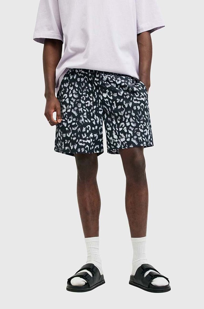 Plavkové šortky AllSaints LANI 2 PK SWIMSHORT 2-pack černá M013WA