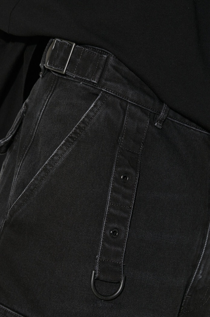 VETEMENTS denim shorts Multipocket Cargo Denim Shorts UE64SS100B