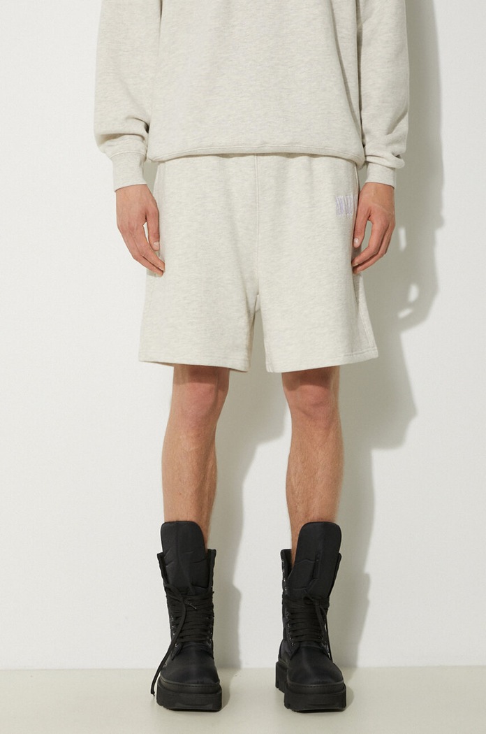 Βαμβακερό σορτσάκι Awake NY Awake Sweatshort βαμβάκι γκρί SP24.PA006