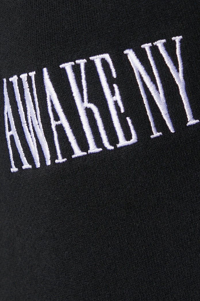 Βαμβακερό σορτσάκι Awake NY Awake Sweatshort SP24.PA006 μαύρο