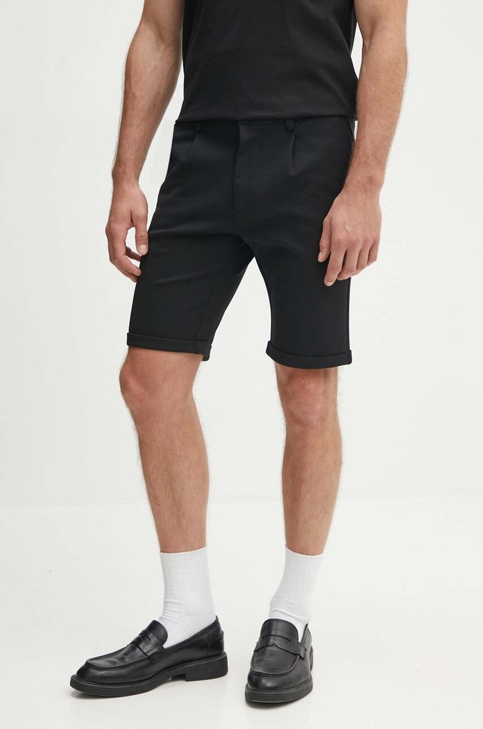Kratke hlače Lindbergh pletivo crna 30.51024.BLACK
