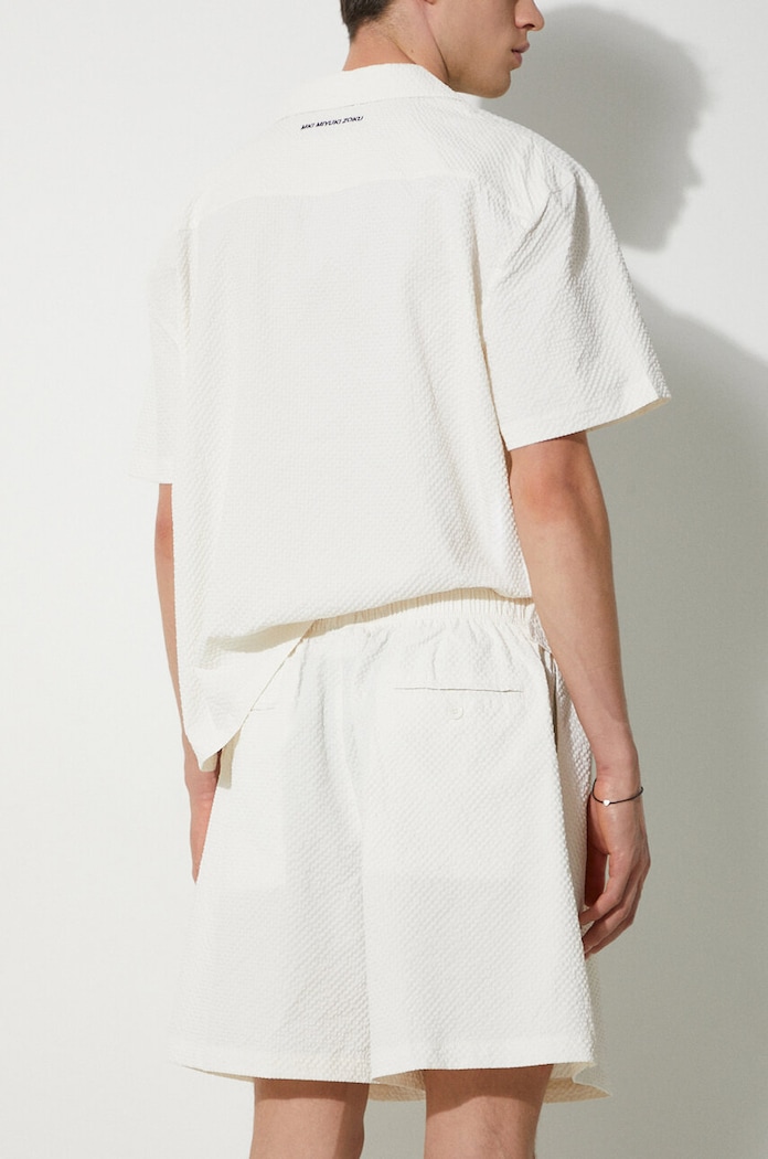 Odzież MKI MIYUKI ZOKU szorty Seersucker Shorts SEERSUCKER.SHORTS beżowy