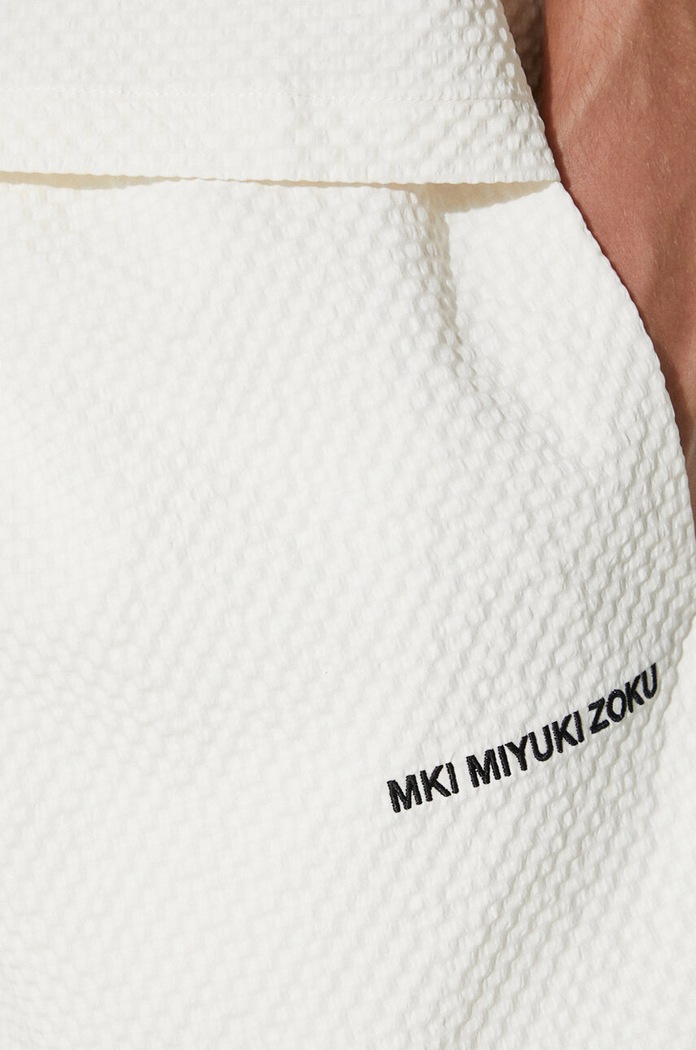 MKI MIYUKI ZOKU szorty Seersucker Shorts SEERSUCKER.SHORTS