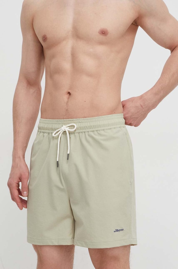 Plavkové šortky The Mercer Brand The Swimtrunk zelená MEAP241009