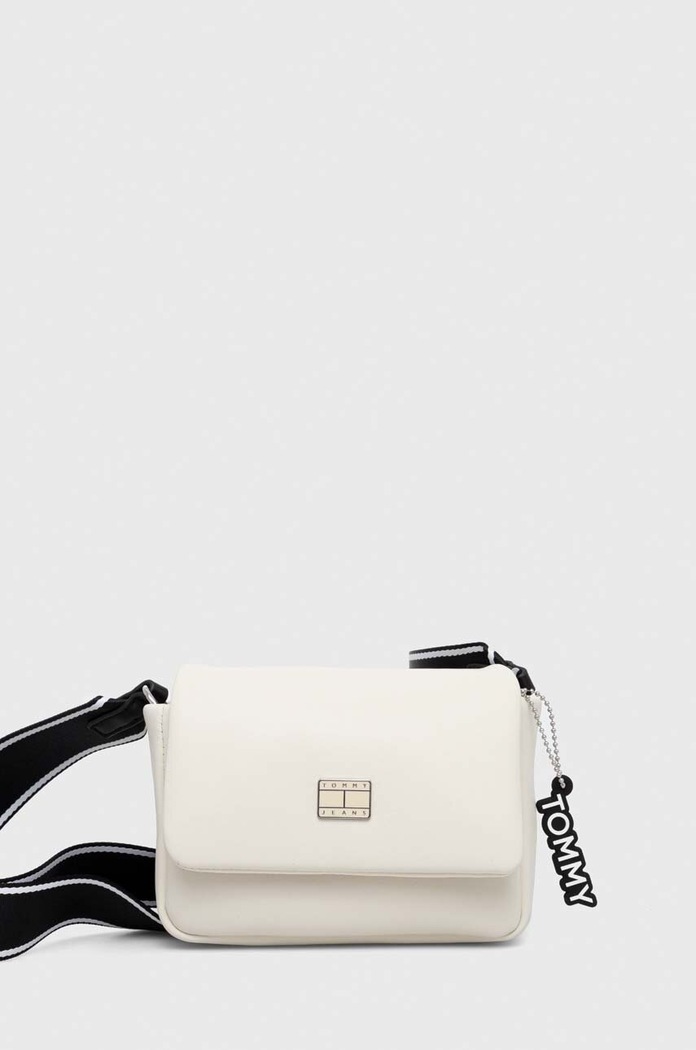 Tommy Jeans kézitáska szintetikus bőr bézs AW0AW15812