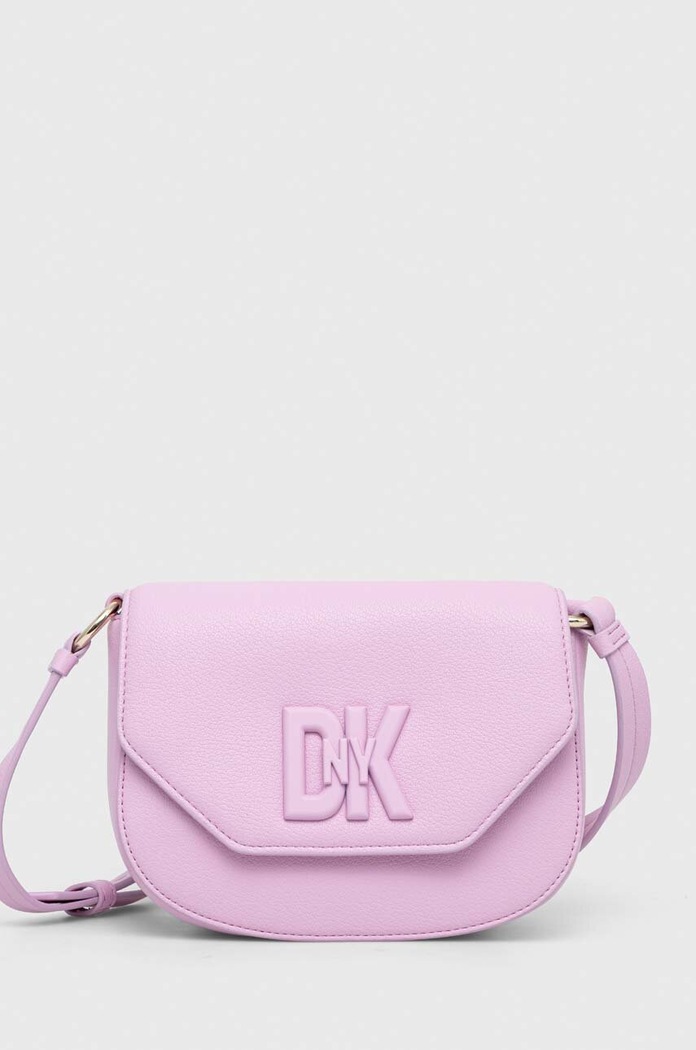 Usnjena torbica Dkny Ne ustreza A4 roza R41EKC54
