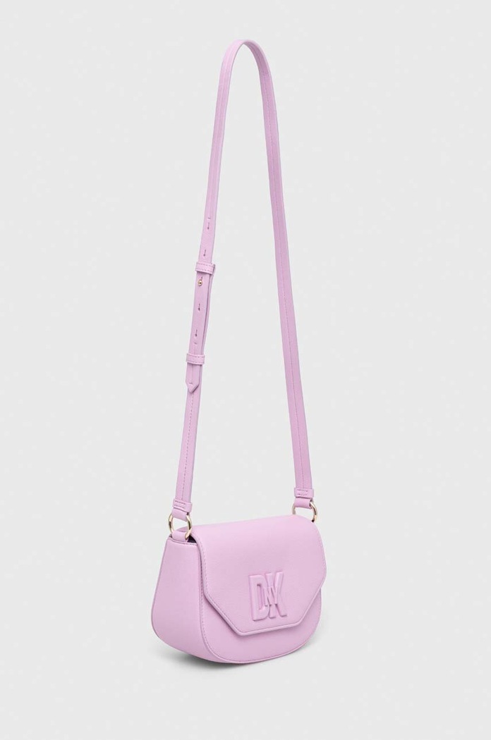 Usnjena torbica Dkny R41EKC54 roza SS24
