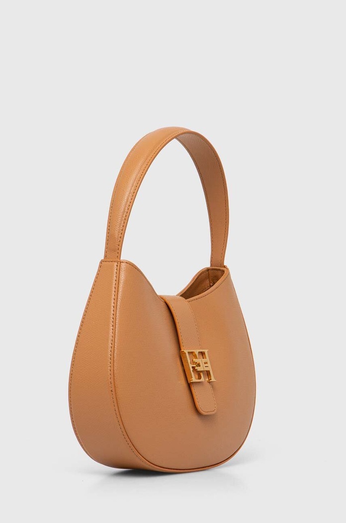 Elisabetta Franchi torebka skórzana BS40F41E2 brązowy SS24