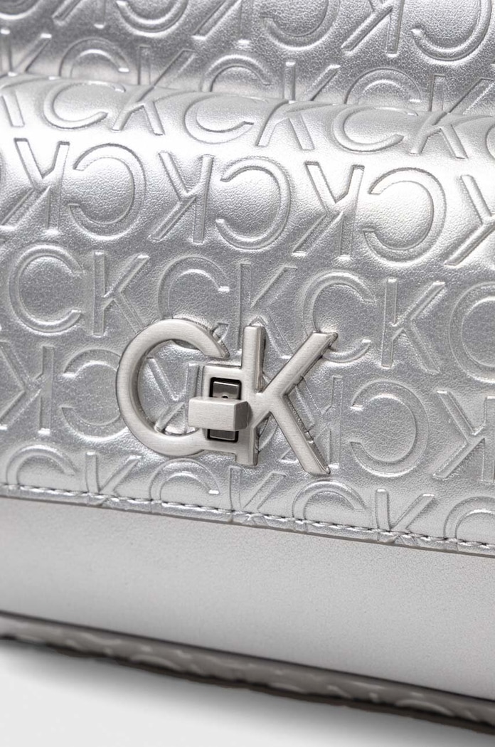 Calvin Klein poșetă argintiu K60K611337