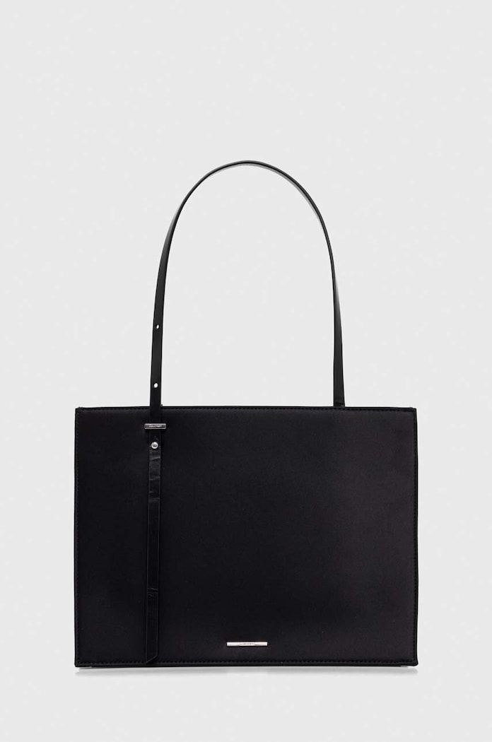 Kabelka Calvin Klein hladký černá K60K611369
