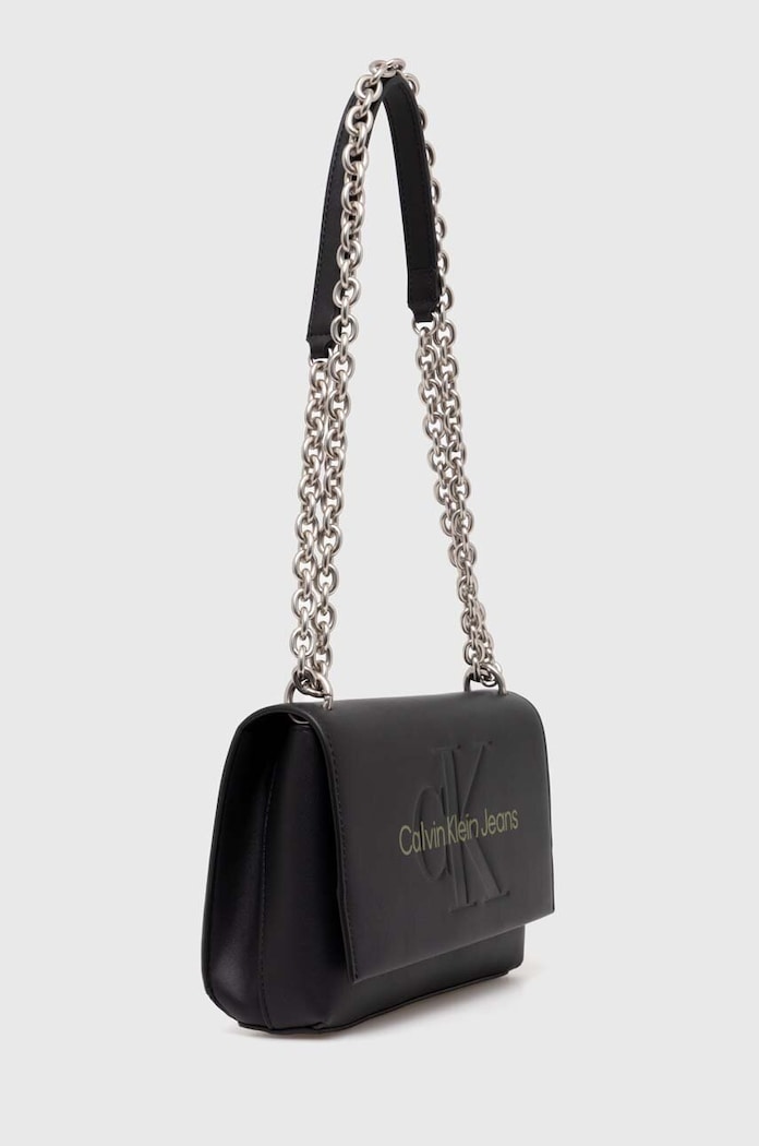 Τσάντα Calvin Klein Jeans K60K611866 μαύρο SS24