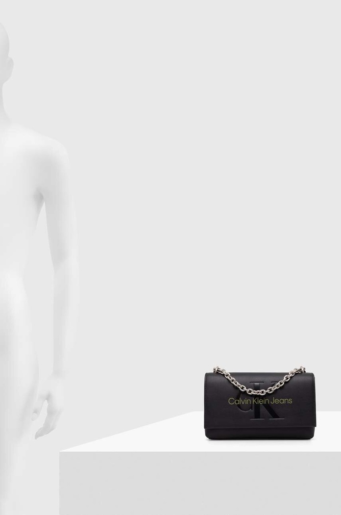 Τσάντα Calvin Klein Jeans K60K611866 μαύρο