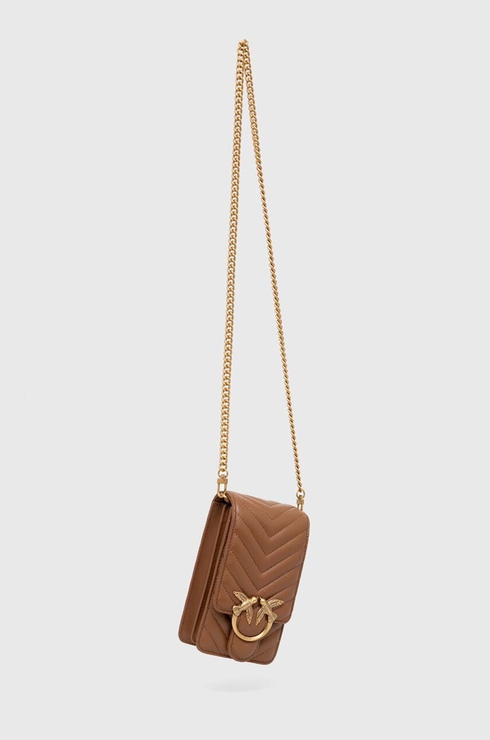 Pinko borsa a mano in pelle 102739.A0GK marrone AA00
