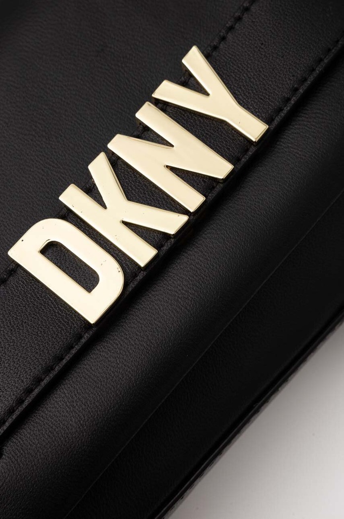 Kožená kabelka Dkny černá R41GRC79