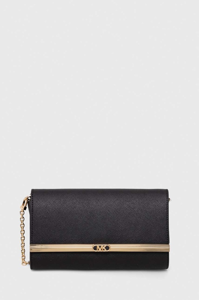 MICHAEL Michael Kors kopertówka skórzana skóra licowa czarny 30H3G8OC3L