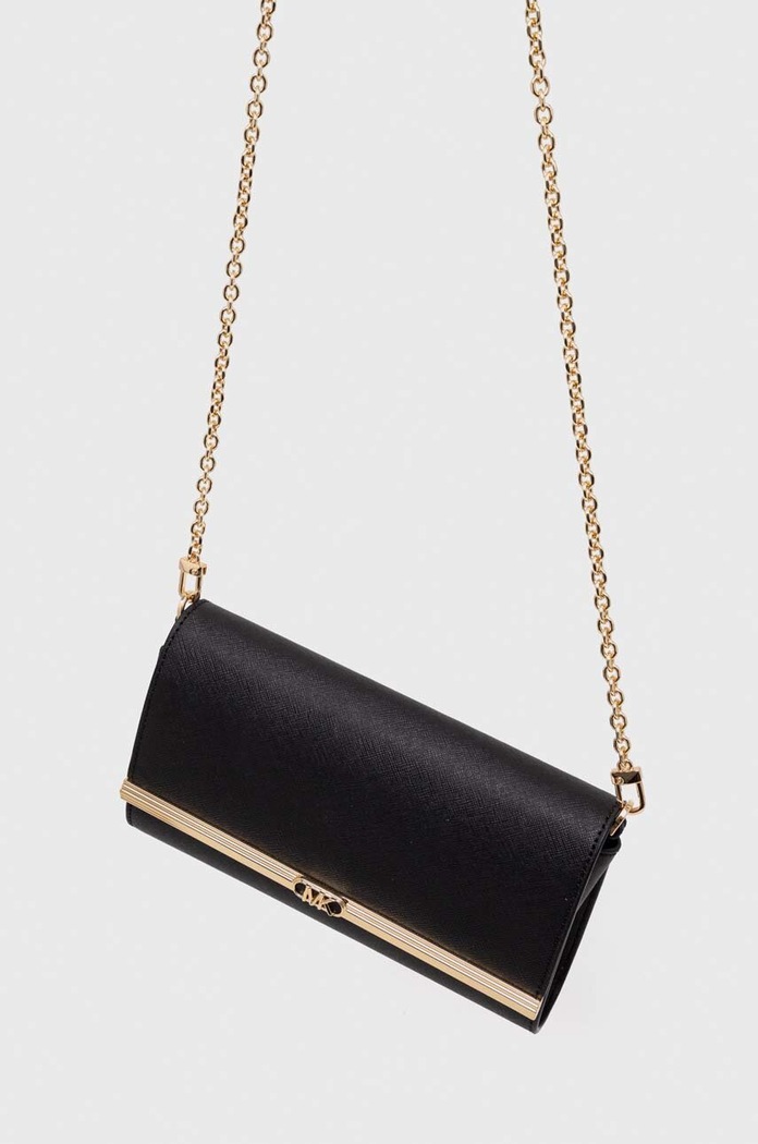 MICHAEL Michael Kors kopertówka skórzana 30H3G8OC3L czarny SS24
