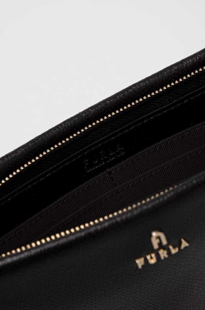 Kožená kabelka Furla WE00528.ARE000.O6000 čierna